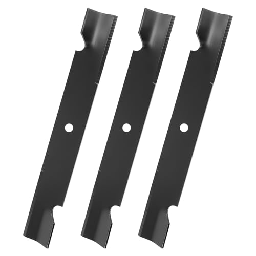 Keycci 038-0005-00 Mower Blades Compatible with Bad Boy MZ Magnum 54 Deck High Lift Mulching Blades Fit for Bad Boy 54 Lawn Tractors 3 Pack (038-0005-00)