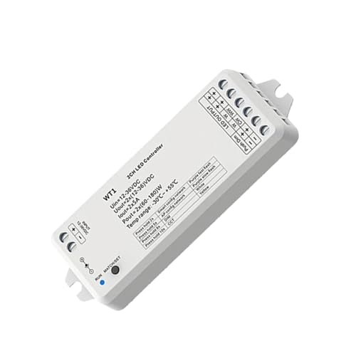 2.4G LED Dimmer Control 2CH 12V 24V Controller Dimmer Switch Controller Kit(WT1 TW1)