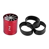 Aluminum Air Intake Turbonator, Dual Fan Gas Fuel Saver Turbo, Superchargers Engine Parts (#2)