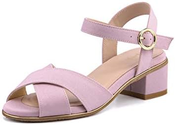 Amazon ラ ファーファ レディース クロスストラップサンダル 幅広4e 大きいサイズ 62 ピンク ファッションサンダル