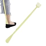 Langer Rückenkratzer | Langer Griff Rückenkratzer Klaue, Schuhlöffel Pick-Juckreiz Linderung von Juckreiz, tragbarer, leichter Griff für Männer und Frauen