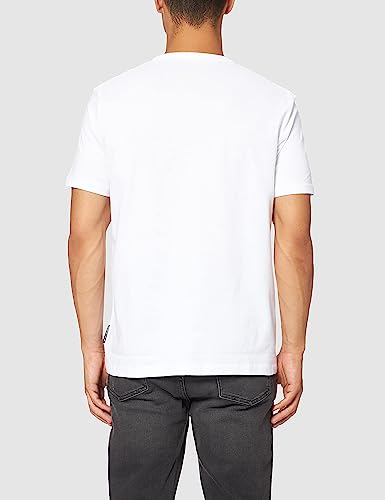 Marc O'Polo Herren 51556 Herren T Shirt mit Rundhals Ausschnitt bequemes Oberteil aus Bio Baumwolle klassisches Kurzarmshir, 100, XS EU – Ansicht 3