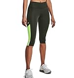 Under Armour Women's Fly Fast 3.0 Speed Capri , Baroque Green (310)/Reflective , X-Large