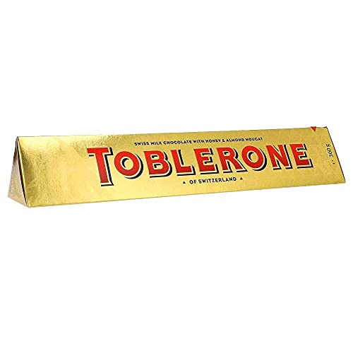 Toblerone Swiss Milk Chocolate with Honey & Almond Nougat Pouch, 360 G, 388 Gm