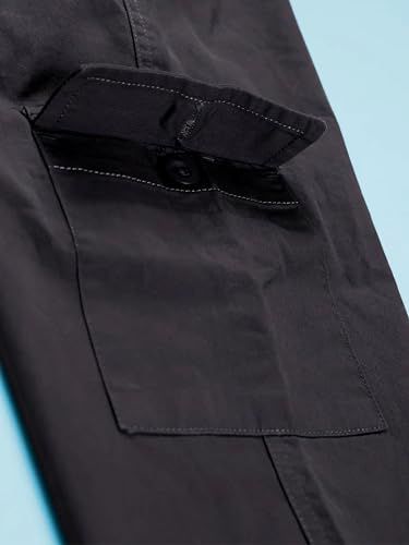 Image of KiddoPanti Boys 100% Twill Cotton Cargo Jogger Pants