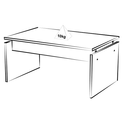 Mesa de Centro CRIS cor Branco - Artely