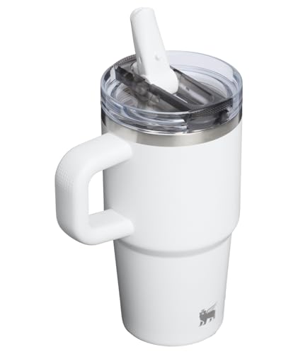 Image of STANLEY Quencher ProTour Flip Straw Tumbler with Leakproof Lid 20 oz | Built-In Straw & Handle | Cupholder Compatible for Travel | Insulated Stainless Steel Cup | BPA-Free | Frost