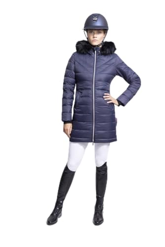 Doudoune Samshield Everest pour femme bleu marine rose et doré