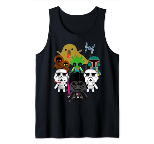 Débardeur Star Wars Kawaii Villains pour les fans de pop culture et streetwear