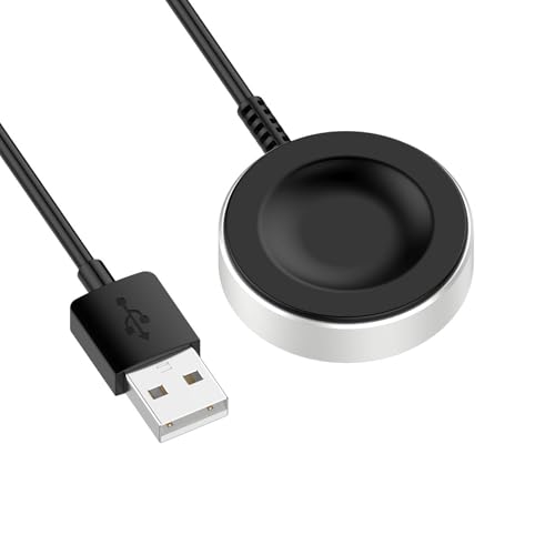 Disscool Cable de carga de repuesto compatible con Huawei Watch GT6 Pro/GT6 (42 mm, 46 mm)/Fit 4/Fit 4 Pro/5 de 46 mm, cargador magnético USB, accesorios de protección para reloj (1 m, negro)