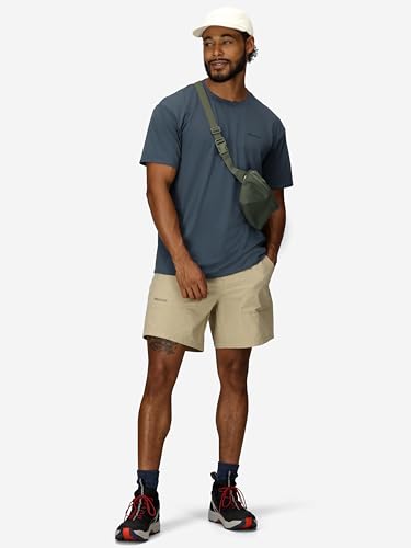 Image of MARMOT Men's Air Exchange UPF 50 Short Sleeve Crew Neck Shirt - Breathable, Moisture Wicking