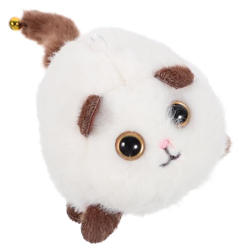 Peluche de gato blanco para decorar el sofá de la sala de estar familiar