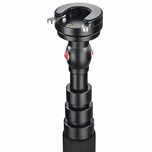 Hama Einbeinstativ Smooth, 155 Click, mit Spinnenhalter