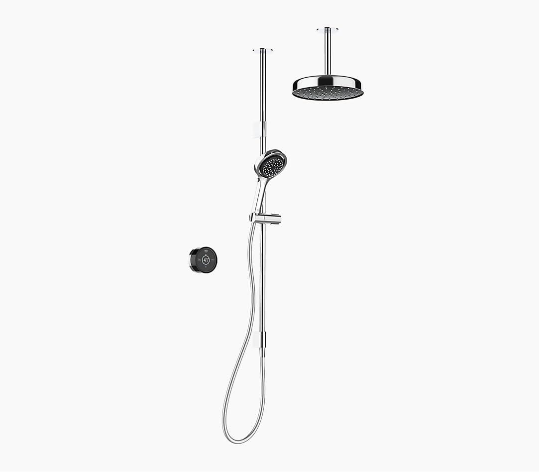 Mira Showers Platinum Dual Ceiling Fed Wireless Digital Mixer Shower, For Hp High Pressure Combi, 1.1981.008 5013181125726