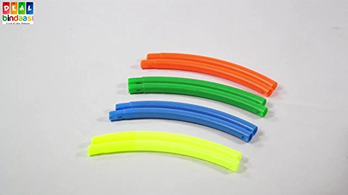 Image of DealBindaas Octa Hula Hoop - Adjustable 4-Size Exercise Ring for Adults, Kids & Women - 18-29 inch Interlocking Hoola Hoop Set