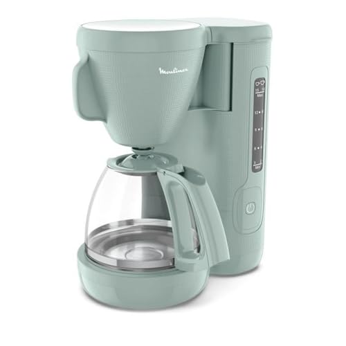 Moulinex Cafetière filtre, 10 à 15 tasses, 1.25 L, Porte-filtre pivotant, Système anti-gouttes,...