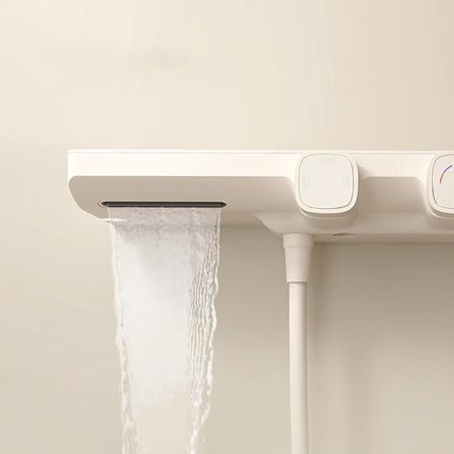 Mitigeur de douche mural gris moderne robinet de baignoire avec pommeau