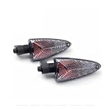 SUPER LUMINEUX : les clignotants de moto sont de petite taille mais beaucoup plus lumineux que les ampoules halogènes, la sortie de lumière vive vous rend plus visible lorsque vous conduisez pour augmenter la sécurité.