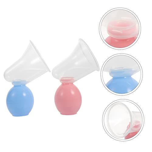 Healeved 2 Conjuntos De Lactator Portátil Bomba De Mama Portátil Bomba De Mama Portátil Protetor De