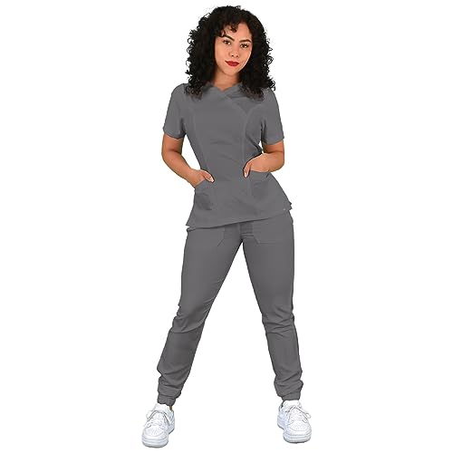Surgical Medical Set Lady Anti-Fluid Resistant, Gray, L