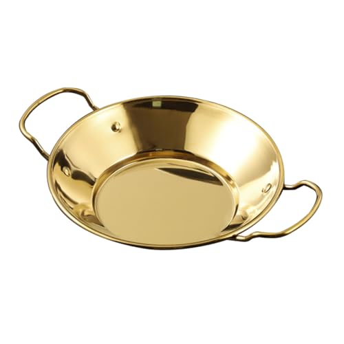 EPIGEIST Olla de Acero Inoxidable de Olla Gruesa para Cocina Práctica para Recalentar y Cocinar Estufas de Alcohol Diseño Simple y Fácil de Limpiar para Uso Hogar y Restaurantes