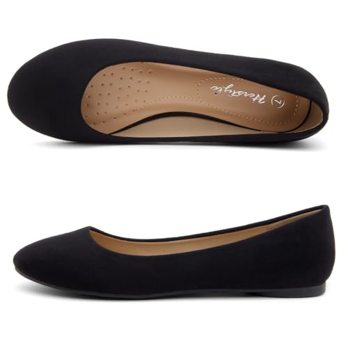 Herstyle Ever Memory Women's Ballet Flats Dressy Flat Shoes Almond Toe Ballerina Comfortable Slip-On Casual Flats for Daily Wear Work Office and Party3