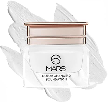 Pratham Color Changing Foundation Cream for all skin Full Coverage, Waterproof Liquid with Satin Finish, Magic Skin Tone Adapting Formula 25g-image-9