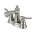 Kingston Brass FB7618JL Jamestown 4" Centerset Bathroom Faucet, 4" in Spout Reach, Brushed Nickel