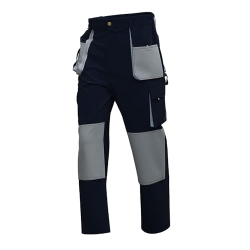 Pantalones para Hombre Pantalones de Trabajo Elásticos Ajustados Slim Fit Senderismo Outono Pantalon Caza Militares Tácticos Pantalón Hombre Casual Elásticos Jogging Pantalón