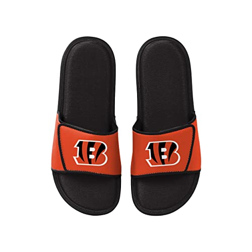 FOCO Cincinnati Bengals NFL Mens Foam Sport Slide - L4
