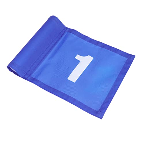 DECOMELODY 1Pc Durable Practice Flag for Golf Training Monochrome Marking Flag Portable for Backyard Practice Garden Use Lightweight Tear Resistant