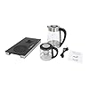 Doppelflammiger Elektrischer Wasserkocher 1500W Glas Teekocher 1L + 2.5L, Teewasserkocher mit Temperatureinstellungen und Touch-Bedienfeld, für Kaffee & Tee #5