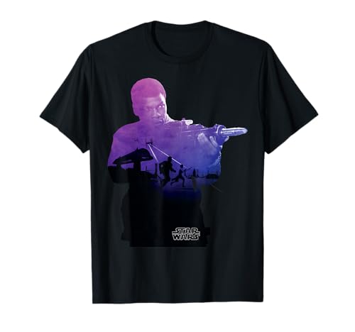 T-shirt Star Wars Finn violet doté d'une finition haut de gamme