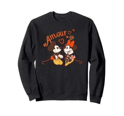 Sweat Mickey & Minnie Mouse Disney Love Amour Saint-Valentin pour couples