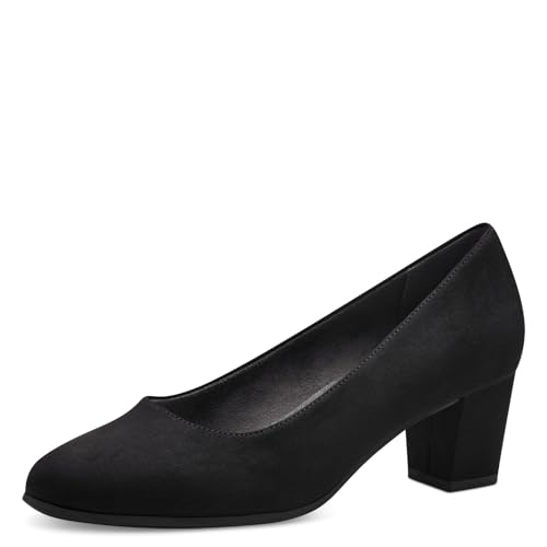 Jana Softline 8-22468-41 Komfortable Mehrweite Bequemschuh Klassisch Alltagsschuhe Business Schlicht, Zapatos de Tacón Mujer, Black, 37 EU Ancho