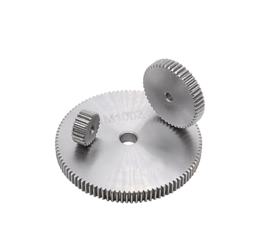 Bevel Gear Pinion Hardware Mechanical 1Mode Spur Gear Teeth Number 27-60 Teeth Outer Diameter 29mm-62mm Thickness 10mm Carbon Steel Material Motor Gear(40 Teeth-OD 42mm)