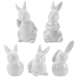 Photo Gallery qumiirity 5 pezzi figurine coniglio decorazioni chic e feste adatte per matrimonio e giardino ottime come accessori fotografici superfici lisce e Photo Gallery qumiirity 5 pezzi figurine coniglio decorazioni chic e feste adatte per matrimonio e giardino ottime come accessori fotografici superfici lisce e