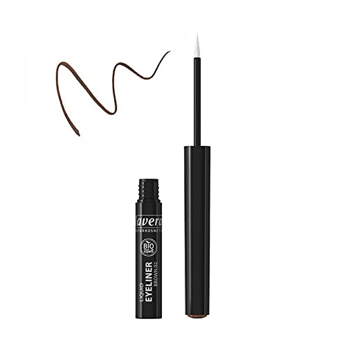 lavera Liquid Eyeliner -Brown- Delineador de ojos ∙ Aplicador de precisión ∙ Para una...