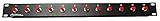 12 Port ST Fiber Patch Panel (Loaded 1u) 19