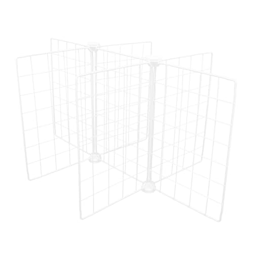 Séparateur de congélateur en fer à 6 grilles et organisateur polyvalent pour armoire de cuisine