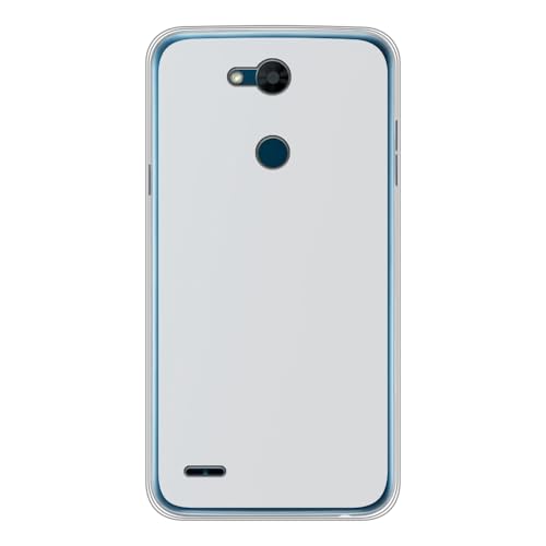 Shantime Soft Case Compatible with LG X5 2018, Slim Shockproof Bumper Protective Back Cover, Anti-Scratch Flexible Shell, Grip-Friendly(White)