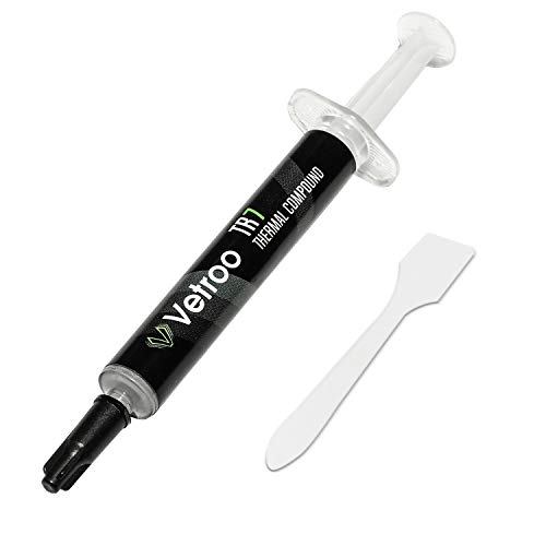 Vetroo TR7 Thermal Paste, High Conductive Performance Heatsink Paste Thermal Compound Paste for All Processor/CPU/GPU Easy to Apply