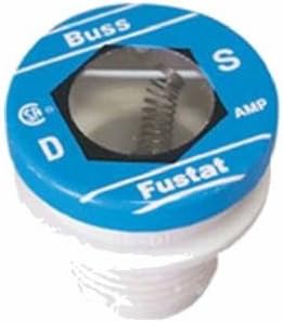 Cooper Bussmann S8BC 8A Type S Plug Fuse Non Tamp Time Delay