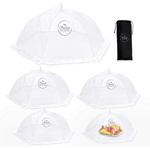 Chefast Food Cover Tents (5 Pack) - Combo Set of Pop Up Mesh