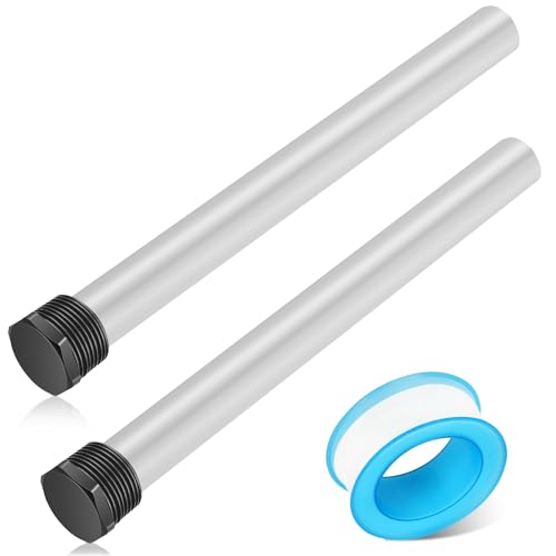 2 PCS RV Water Heater Anode Rod for Hot Water Heater RV Suburban Camper Water Heaters Magnesium Anoids Rods Replacement(0.83\"D x 9.25\"L x 3/4\" NPT)