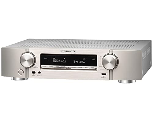Marantz NR1711 7.2-Kanal AV-Receiver, HiFi Verstärker, Alexa kompatibel, 6 HDMI Eingänge und 1 Ausgang, 8K-Video, Bluetooth, WLAN, Musikstreaming, Dolby Atmos, AirPlay 2, HEOS Multiroom