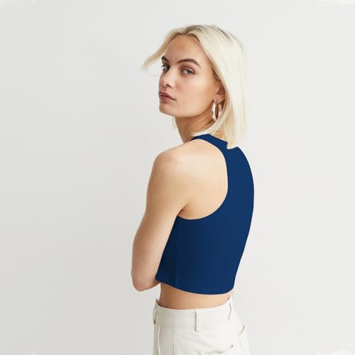 Image of KERI PERRY Tops for Women Crop Top for Women's Tank Activewear Tee Sports Western Casual Cotton Camisole Pack of 3 Combo