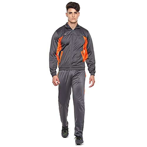 Image of Nivia Sp-05-Tracksuit /Sportswear Regular Fit Track Suits /Athletic Gym Running Jogging Suit Sets (Navy /Aqua, L)