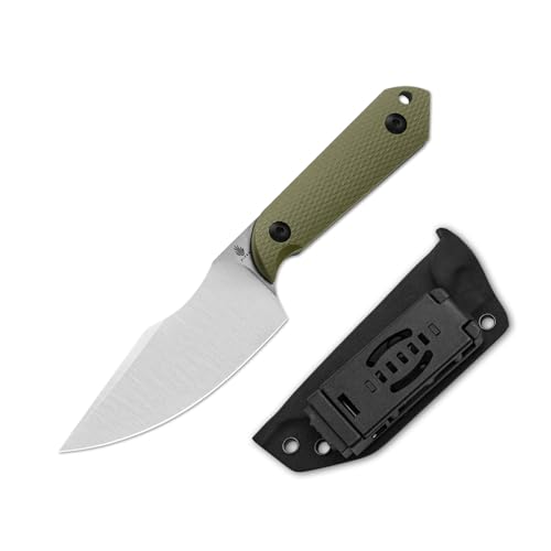 Kizer Harpoon Messer Feststehende Klinge und Scheide, 9,76cm D2 Stahl EDC-Messer mit Fester Klinge...