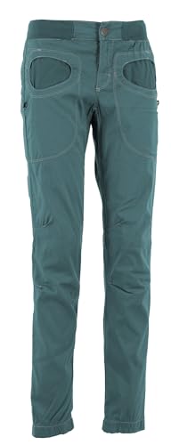 E9 Onda Rock 2.2 - Pantaloni da arrampicata da donna, Verde lago, S